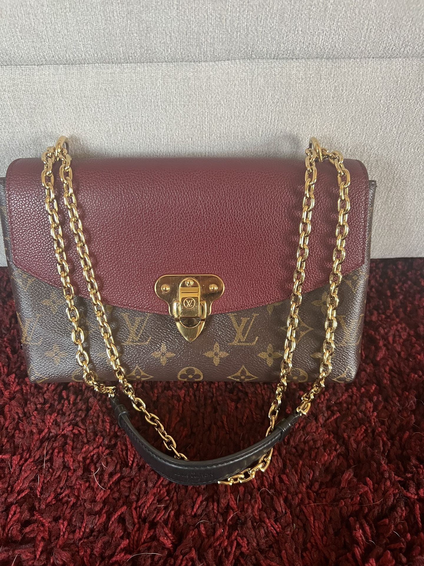 Louis Vuitton Saint Placide Monogram Canvas Shoulder Handbag