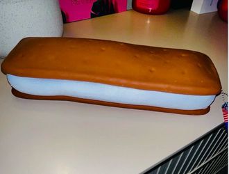 🔥$12🔥Sunny Days Jumbo Squishy Ice Cream Sandwich Viral TikTok Sensory Fun Toy 🍫 NEW