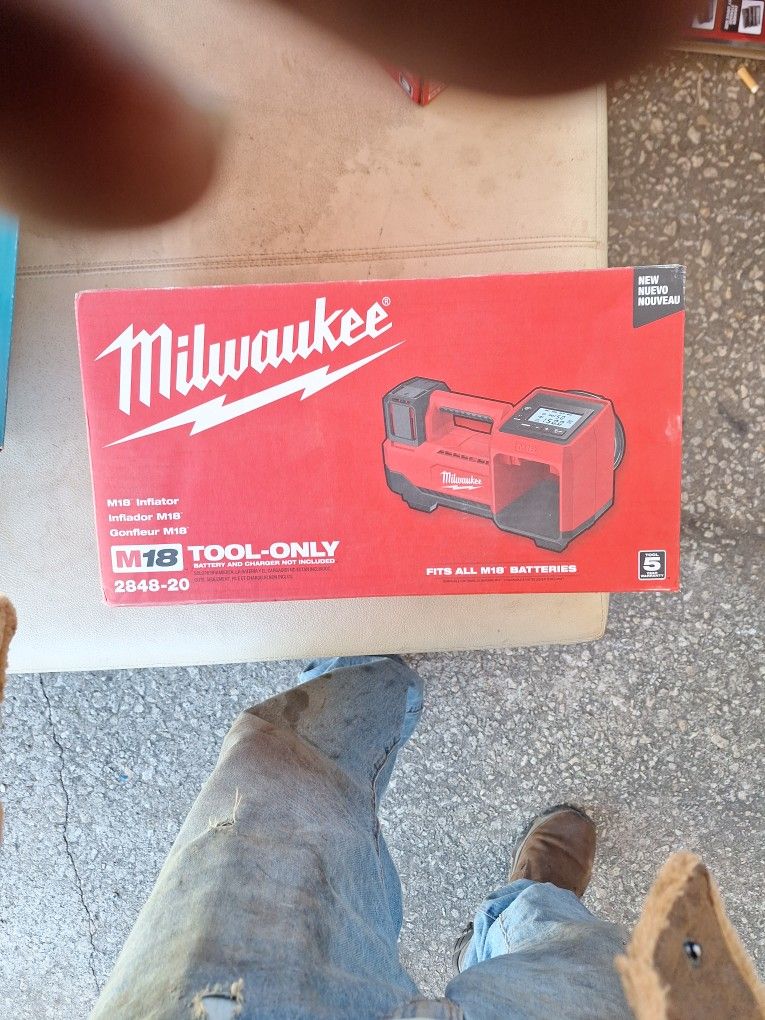 milwaukee m18 air inflator tool only