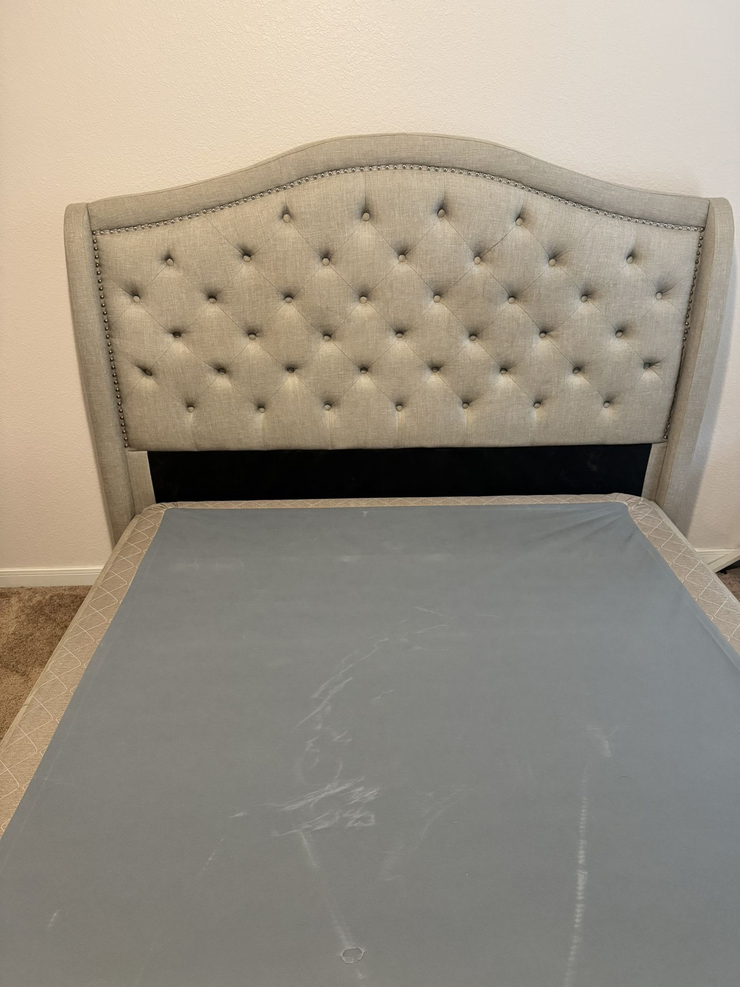 Free Queen Bed Frame Includes Box Spring.