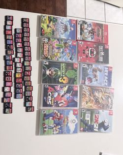 Nintendo switch games Mario Sonic Minecraft pokemon