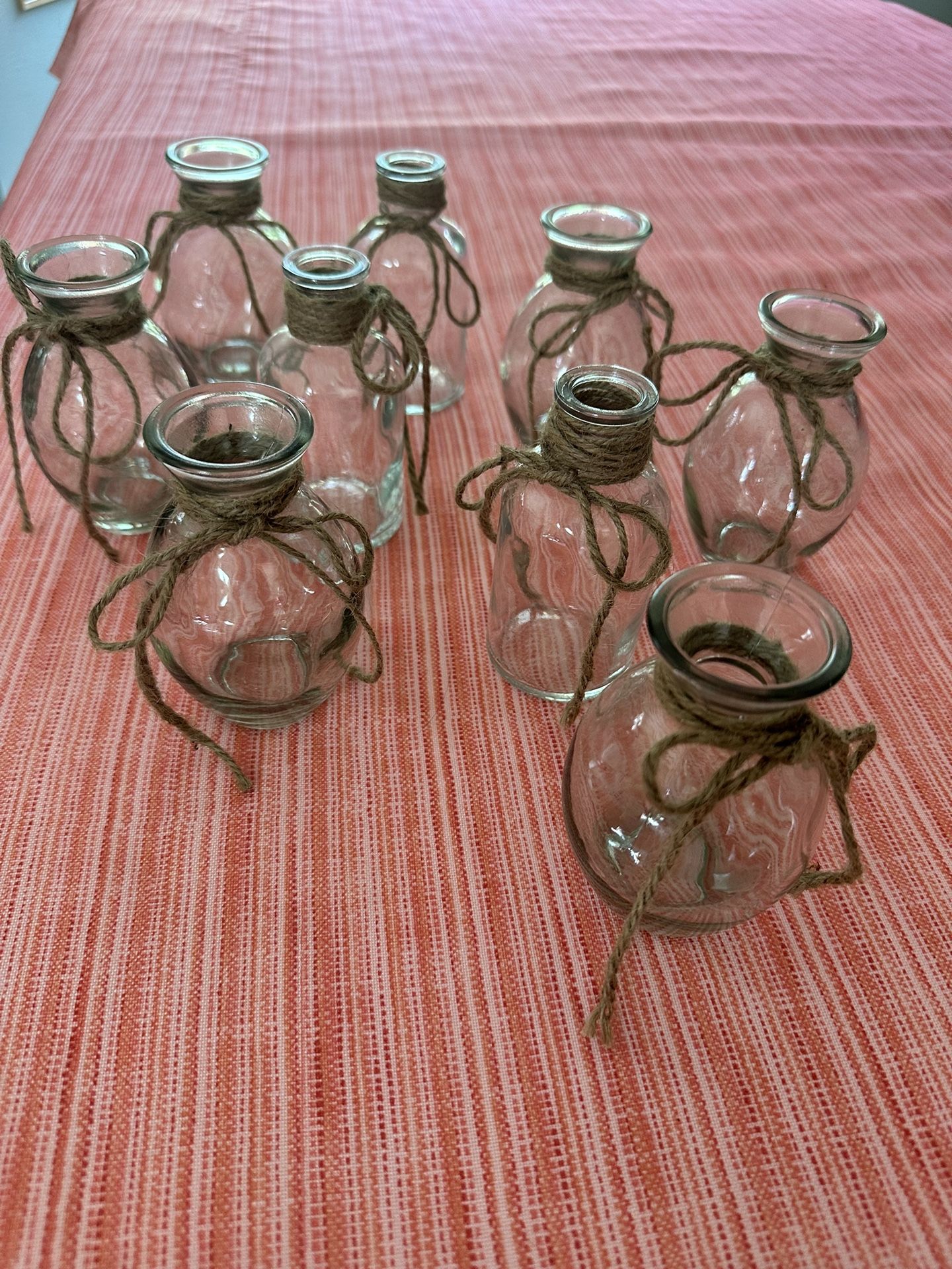 Small Jars With Twine 