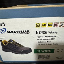 New Men’s Steel Toe Shoes See Pictures Read Description 