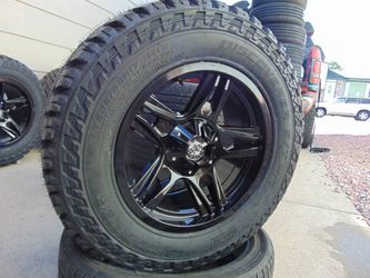 4 New 17X8.5 Black Rims 265 65 17 Cooper ST Maxx Tires 6X5.5 +10MM Offset