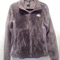The North Face Full Zip Plum Fleece Sherpa Jacket Women’s Large