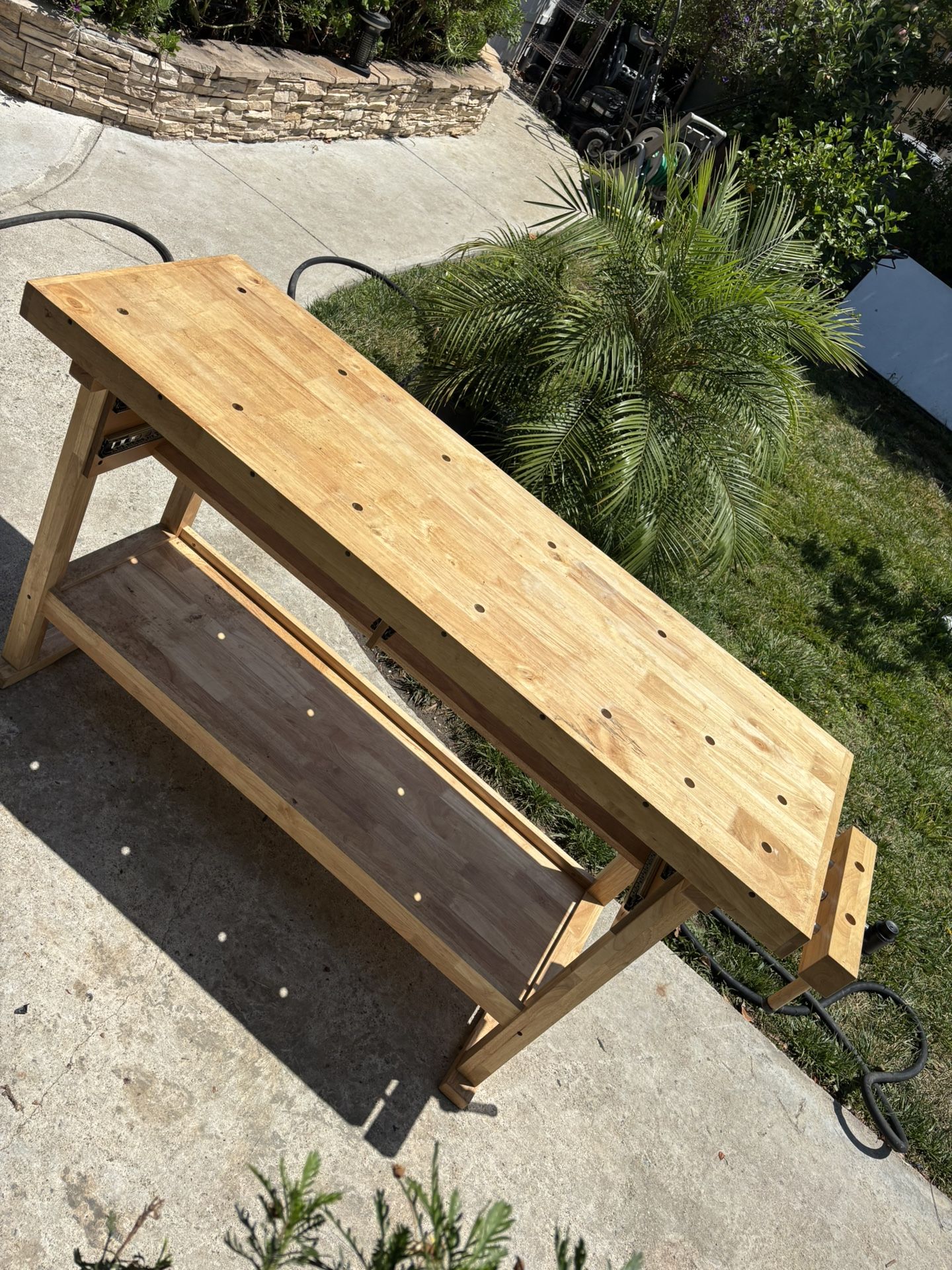 Yukon “60” Used Wood Workbench . No Drawers