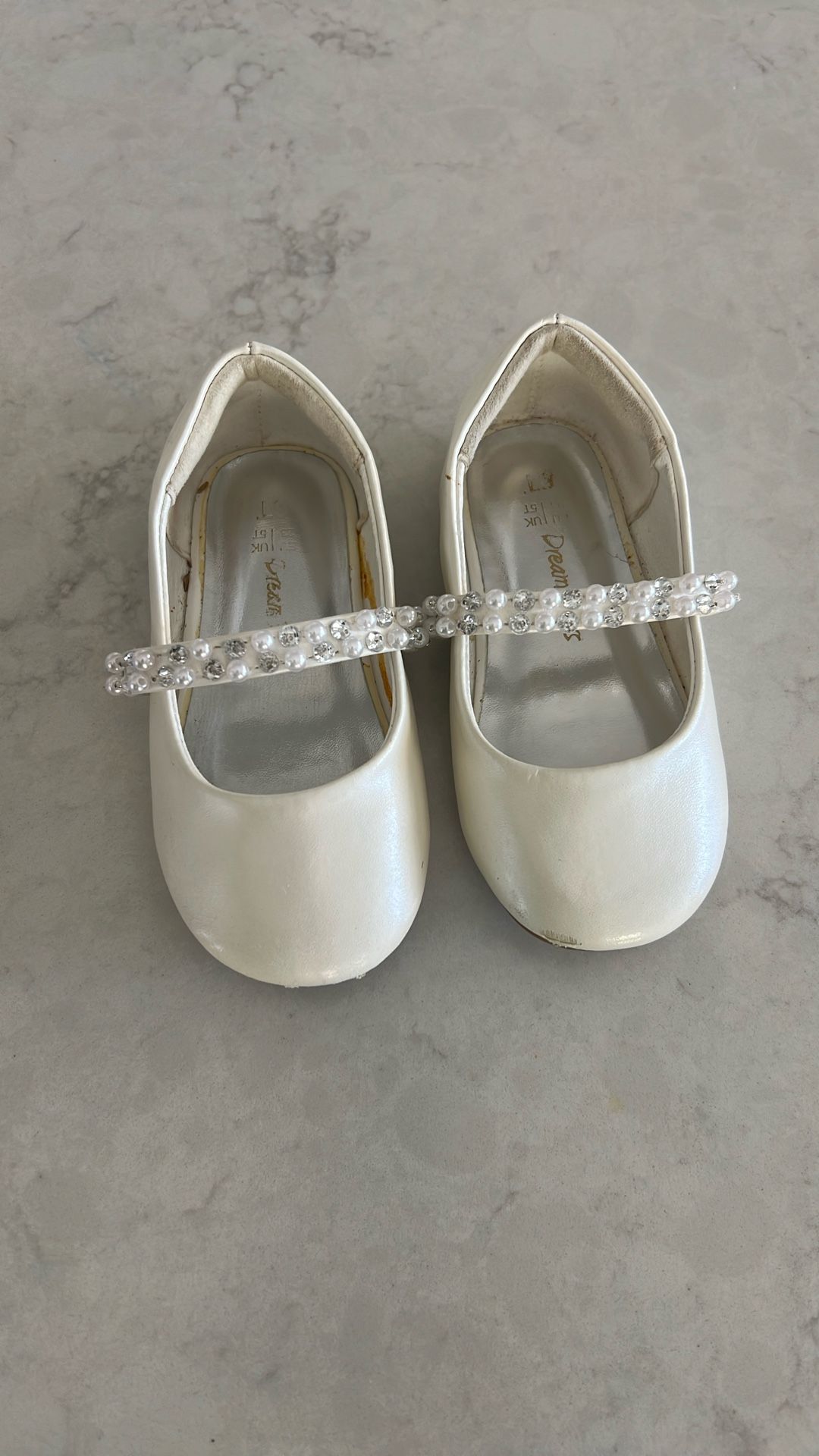 Toddler Ivory Ballet flats 6