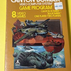 1970s Atari Canyon bomber video game box box only no game