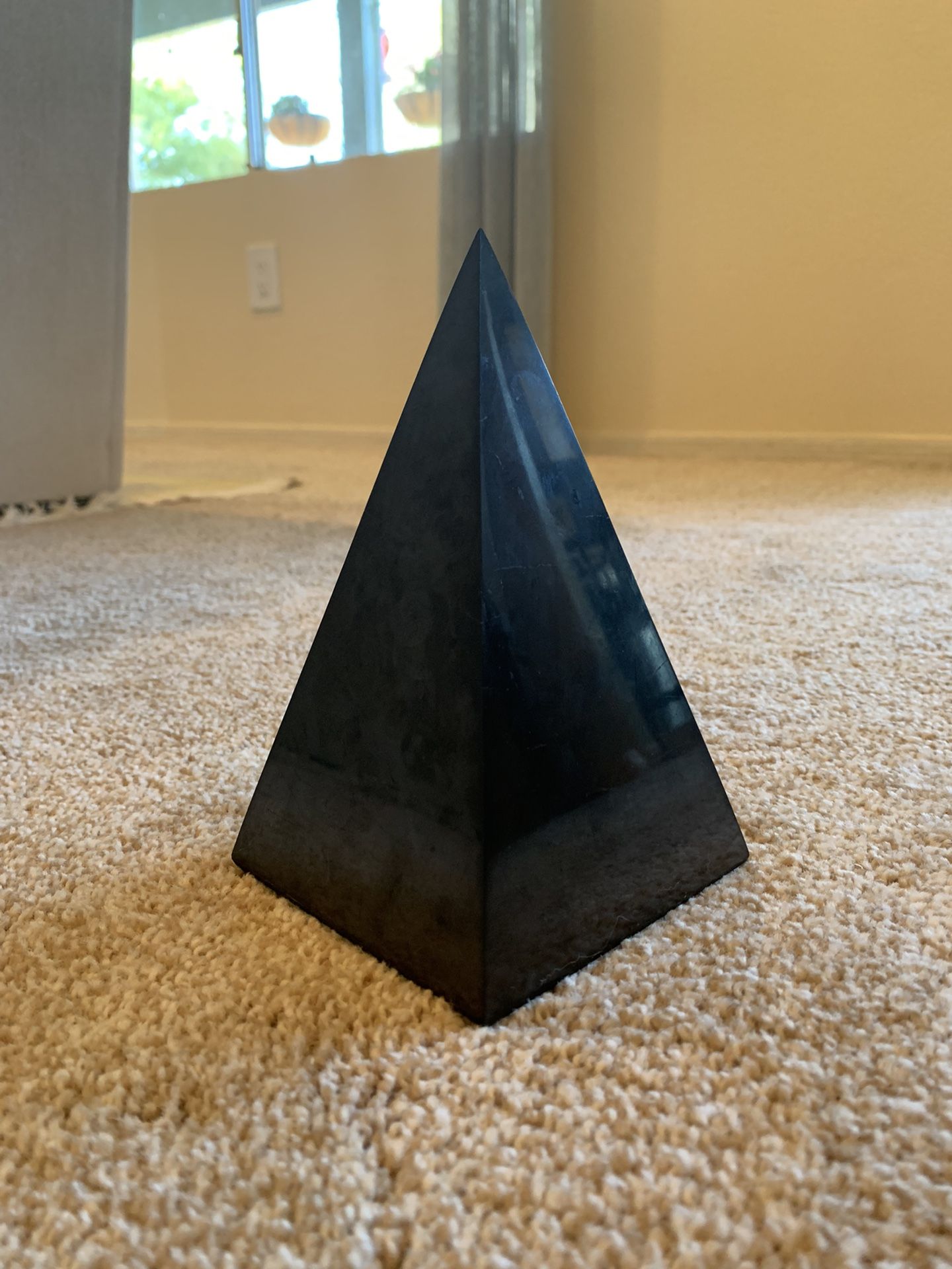 Shungite Stone Pyramid