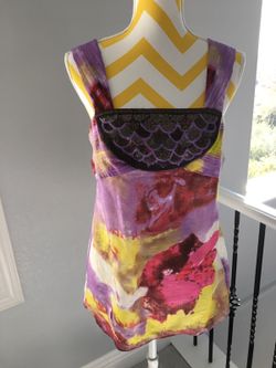 Etcetra floral top sz 4
