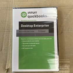 Quickbooks Desktop Enterprise 2024, 5 users Windows