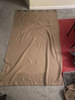 3 blackout curtains (48”width & 81” length) with 3 rods