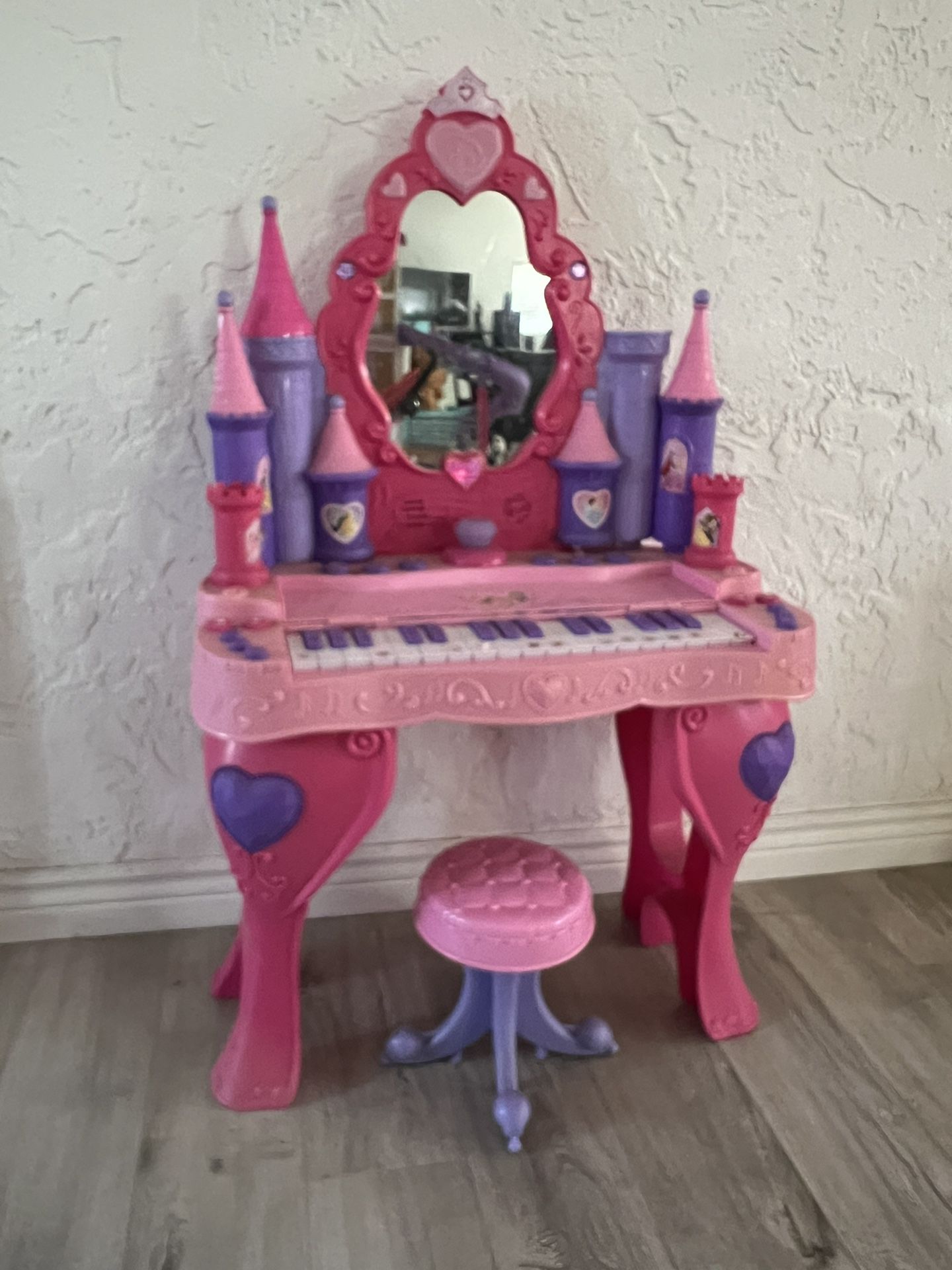 Princess Vanity And Piano 
