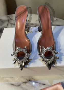 AMINA MUADDI Begum Shoes (Grey) EU36 authentic