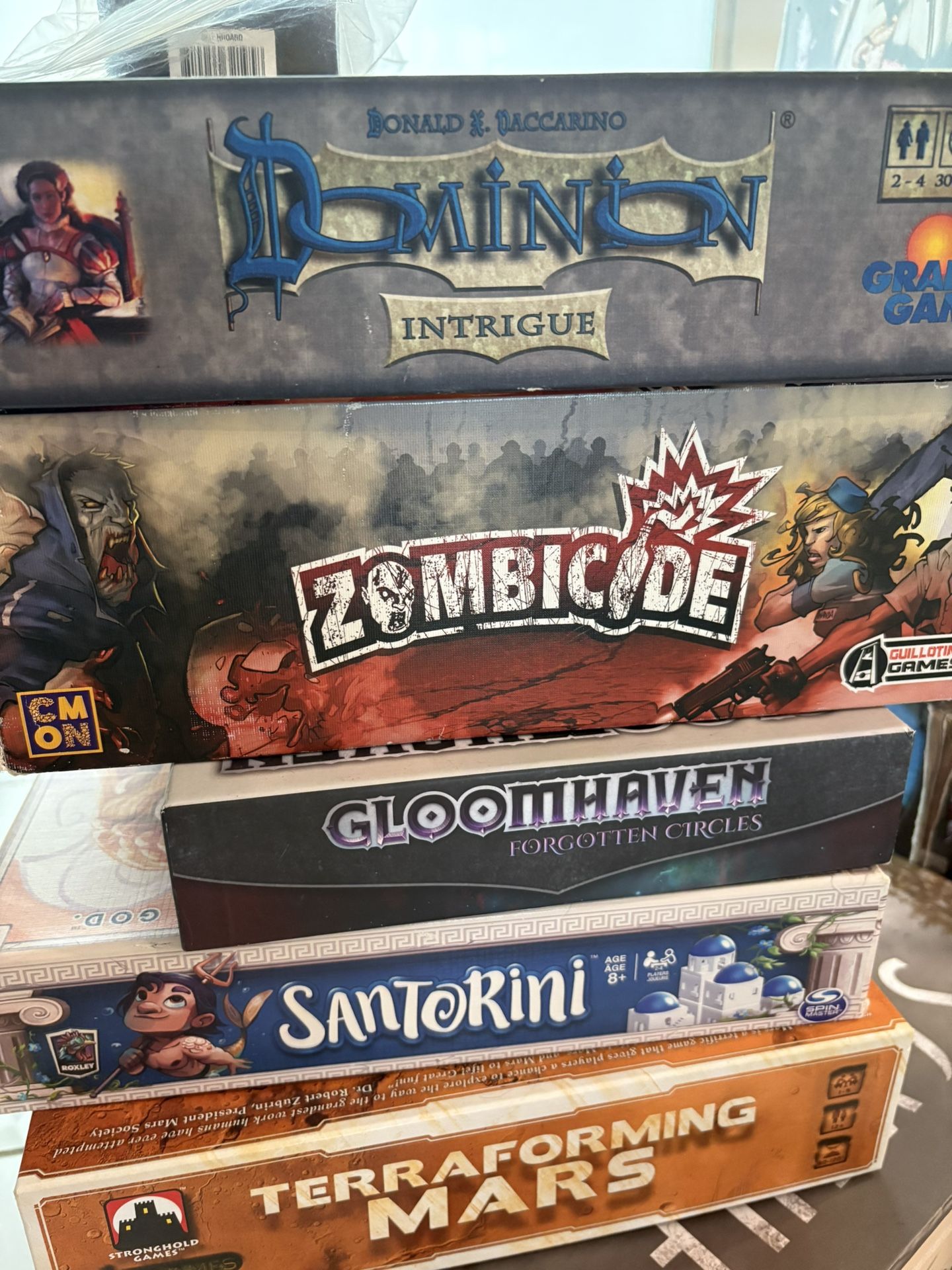 Board Games In Original Plastic- Unused- Only Box Used