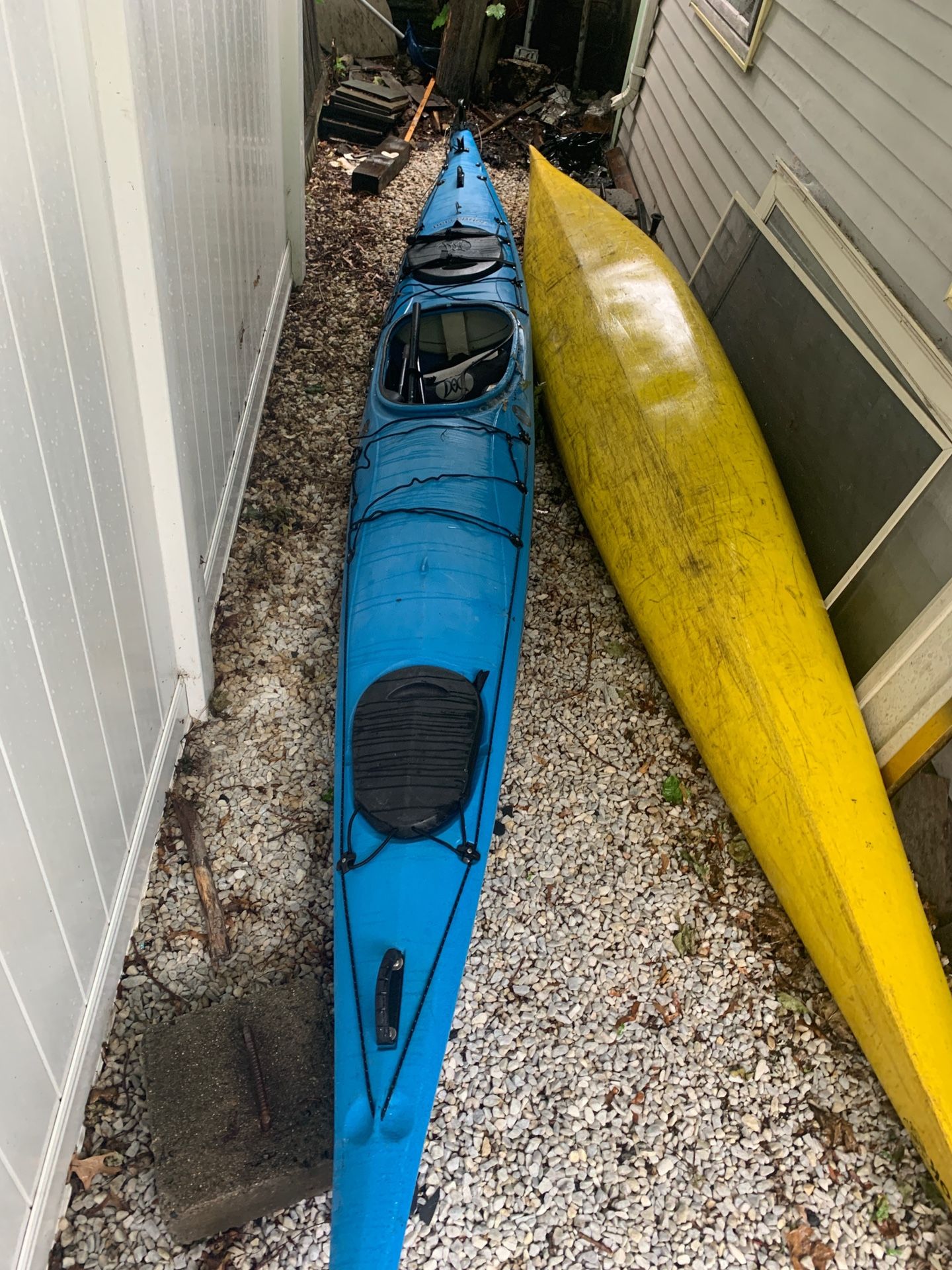 2 sea Kayaks & Car Racks