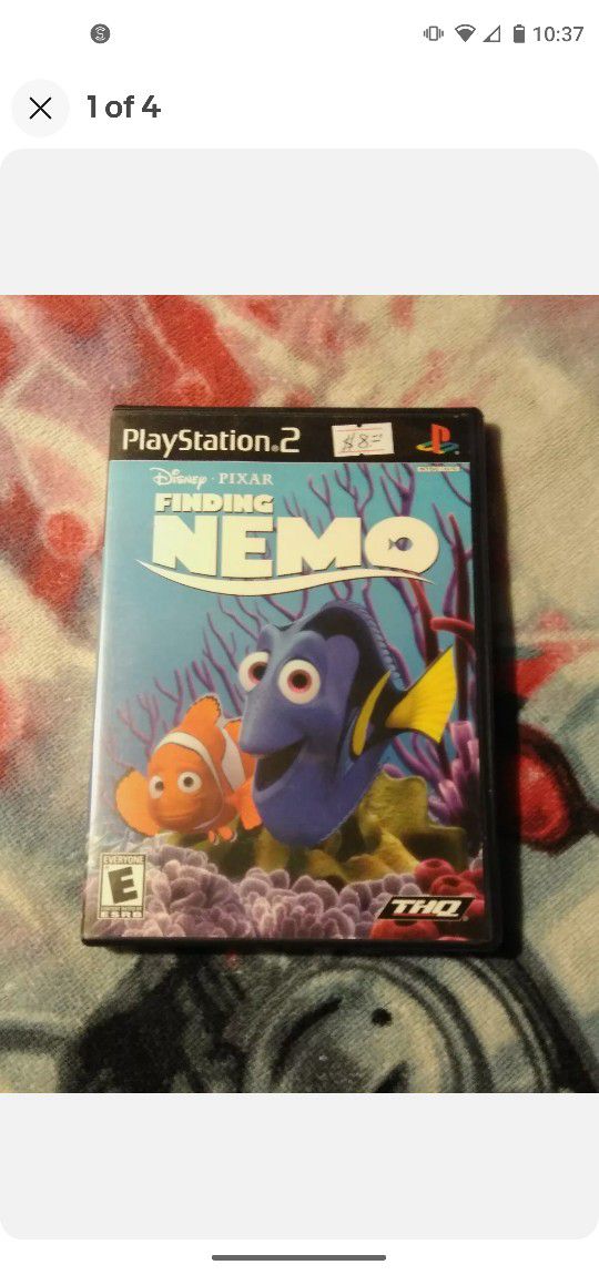 Finding Nemo Playstation 2 PS2 Complete Video Game