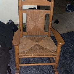 Old antique Amish made little kids rocking chair