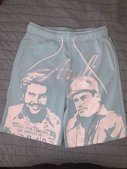Assali baby blue shorts