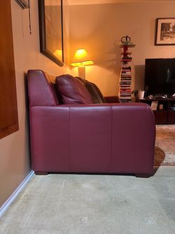 Leather couch