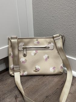 Coach 37588 Taylor Li Beachwood Field Flower Printed Crossbody Bag
