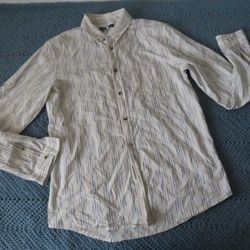 Levi’s Made And Crafted Striped buttondown Collar Workwear Shirt 2 romania