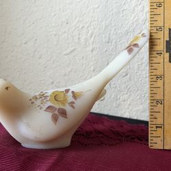 Fenton Glass Bird, Hand Painted 