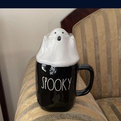 New Rae Dunn Black Spooky Mug