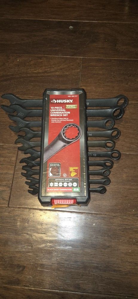 Universal Metric Combination Wrench (10-Piece)

