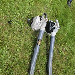 2 Ryobi Gas Handheld Leaf Blower, Fixed It Or Fir Parts