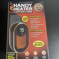HANDY HEATER Copper Core Plug-In Personal Ceramic Radiant Electric Heater