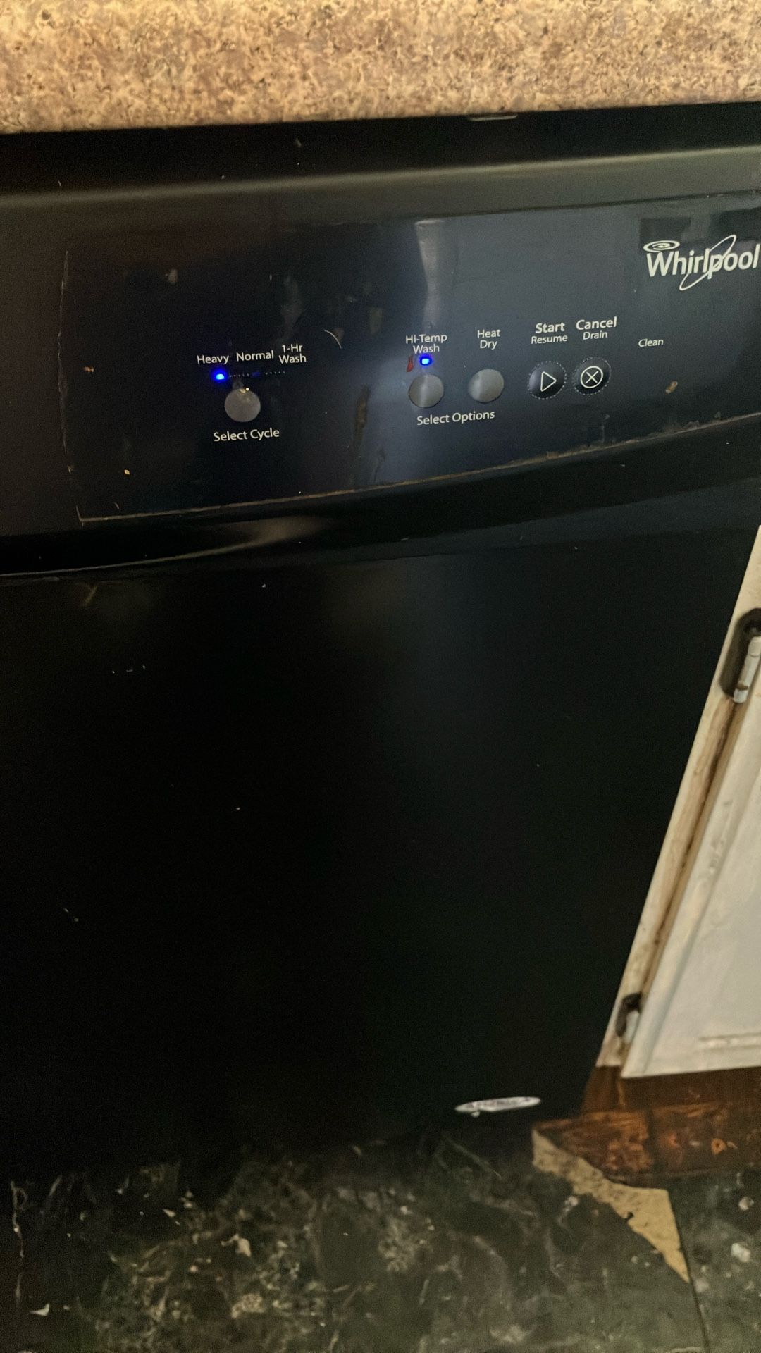 Whirlpool Dishwasher/Black