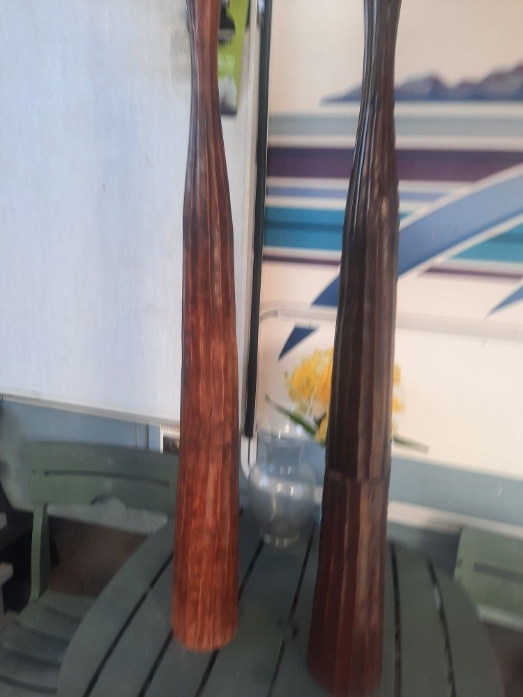 Wooden Vases Tall