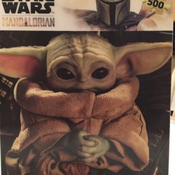 Disney Star Wars The Mandalorian Baby Yoda 500 Piece Prime 3D Jigsaw