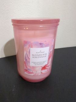 Ashland Blooming Rose 17 ounce Jar Candle brand new