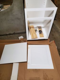 shaker-style kitchen base cabinet