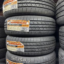 SET OF FOUR NEW TIRES 205/70/15 ARROYO GRANDSPORT A/S  INCLUDING MOUNT AND BALANCE, ASK ME FOR SIZES AND BRAND 