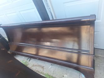 King size bedframe 6/6 Sleigh-Platform
