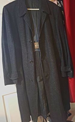 Womens Black Trench Coat
