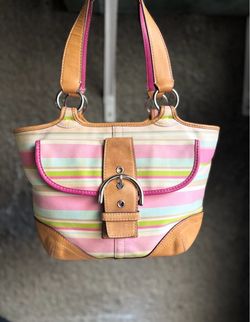 Vintage coach pink