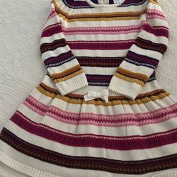 Girls Size 6 Sweater Dress 