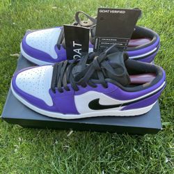 Nike Jordan 1 Low Court Purple