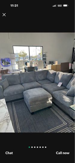New dark gray sectional