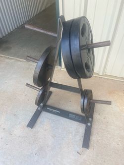 Bodysmith Olympic Weight Plate Tree Rack