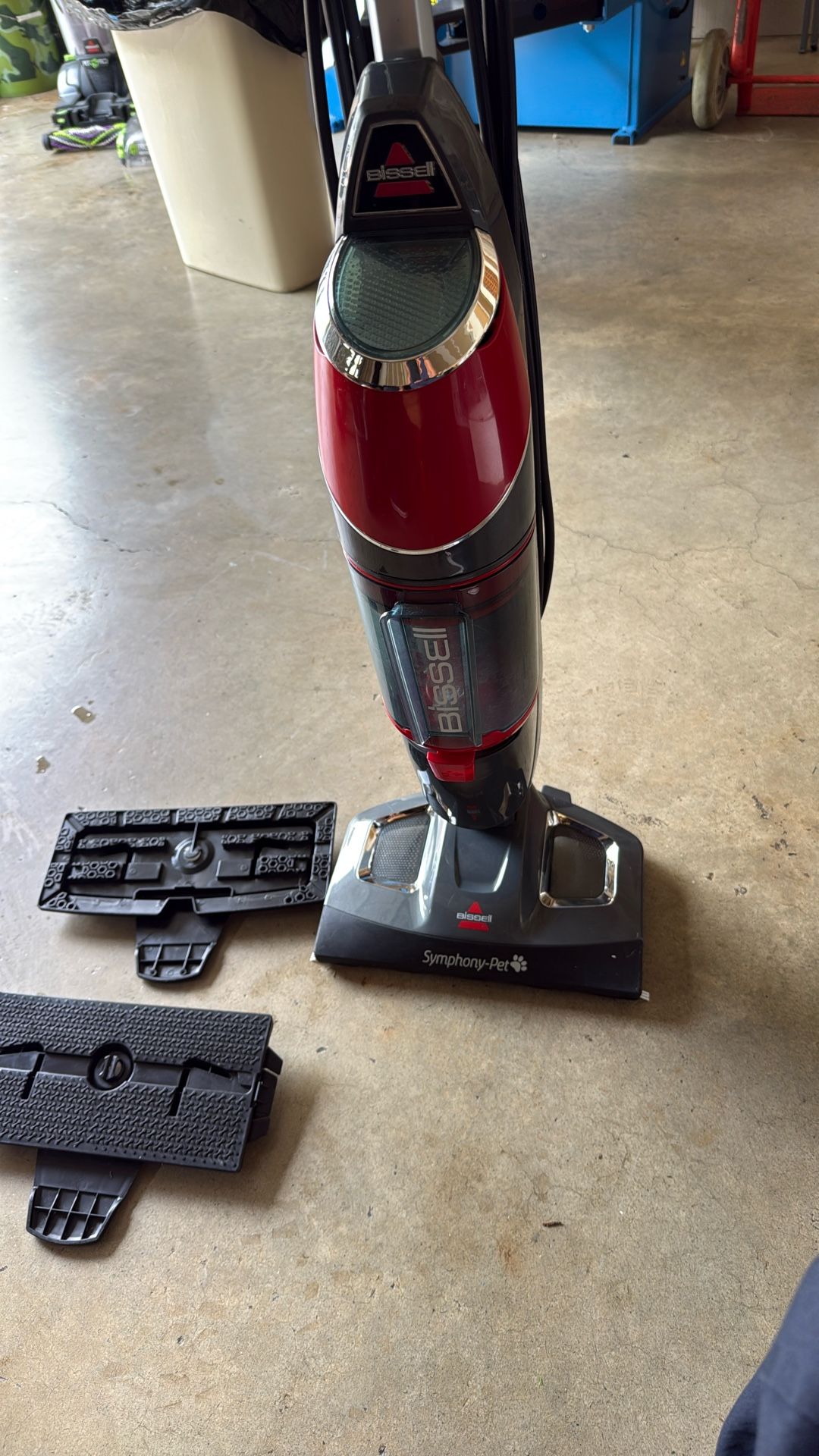 Bissell Symphony Vacuum and Steam Mop with 2 Mop Pads, 1132 Asking price is $90.00 Pick up only In Powder Springs Ga 30127