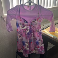 Toddler Girl Unicorn Dress
