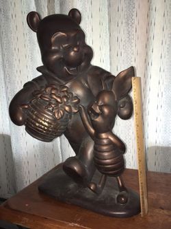 Disney Winnie Pooh garden statue super rare