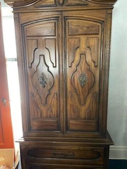Beautiful Bedroom Set-armoire, 2 Nightstands, Dresser (no Headboard)