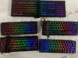 Gaming keyboards wooting HyperX Razer Steelseries for sale