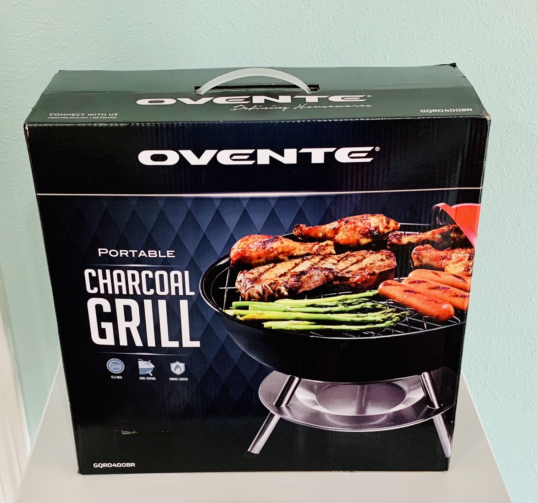 BBQ Grill Portable 14’ (NEW IN BOX)
